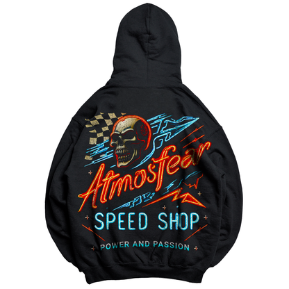 SUDADERA CON CAPUCHA NEON SPEED SHOP